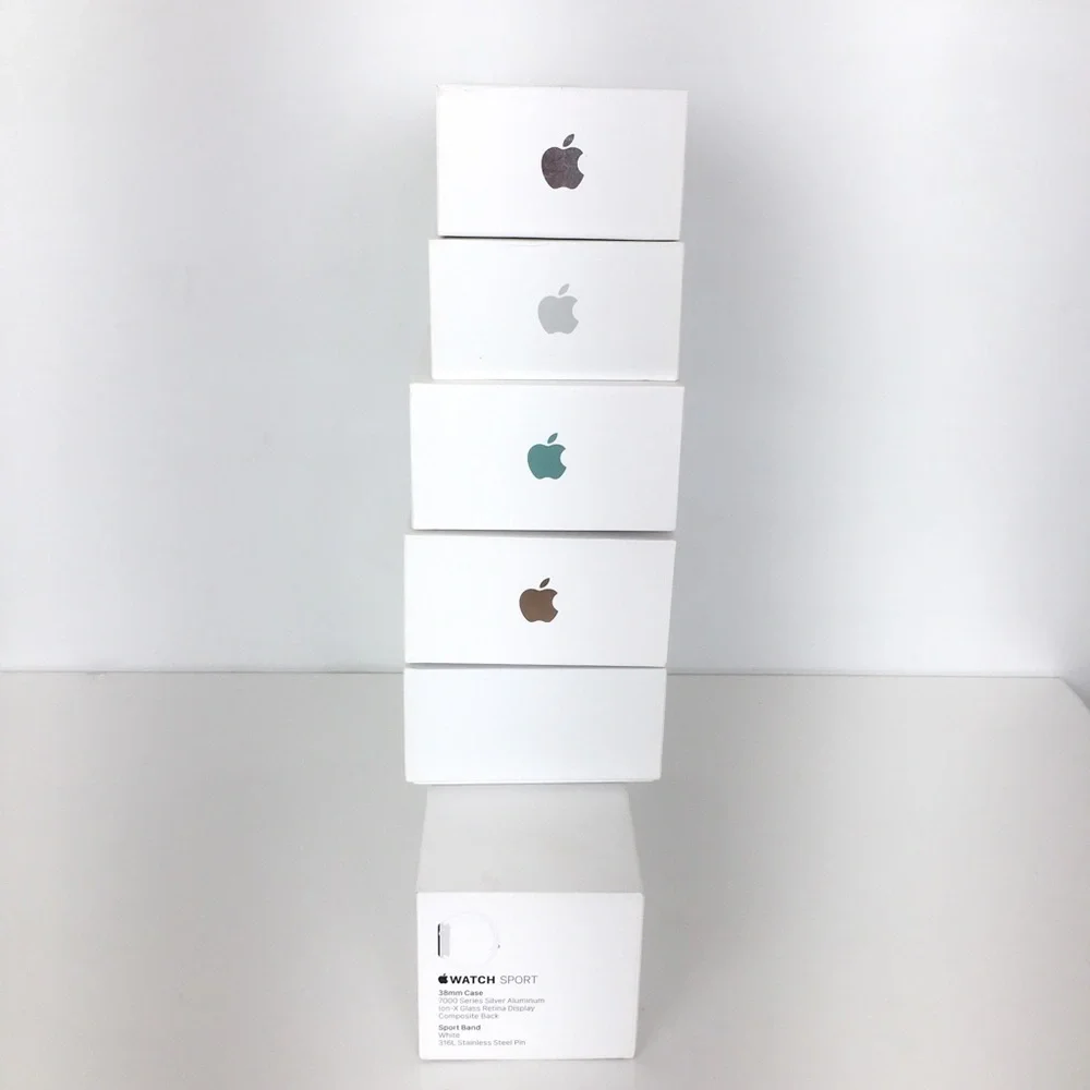 Apple iPhone & Watch Box Bundle 6 Empty Boxes Resale Repurpose Crafts Gag Gift